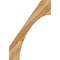 Ekena Millwork 4"W x 28"D x 40"H Westlake Rough Sawn Knee Brace, Western Red Cedar BRC04X28X40WTL00RWR - alternate 2